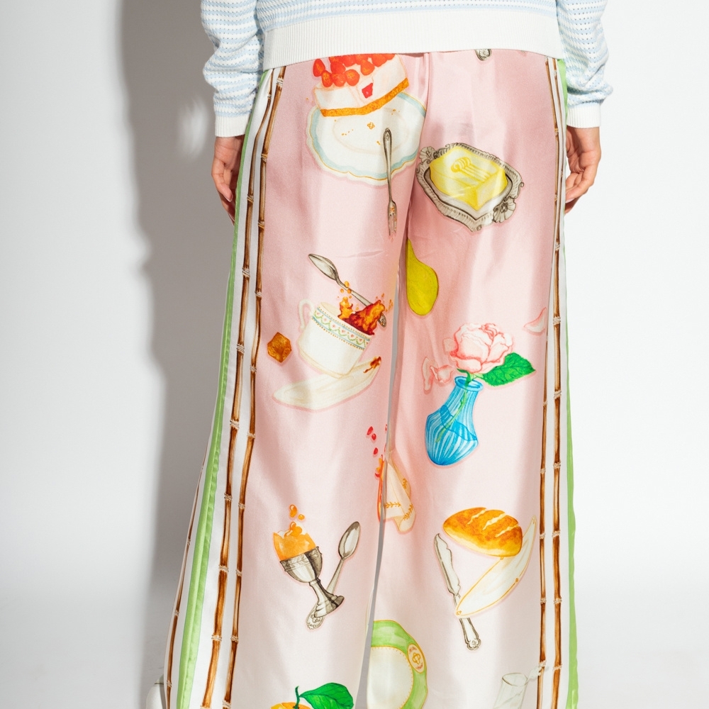 Colorful Wide Leg Pants